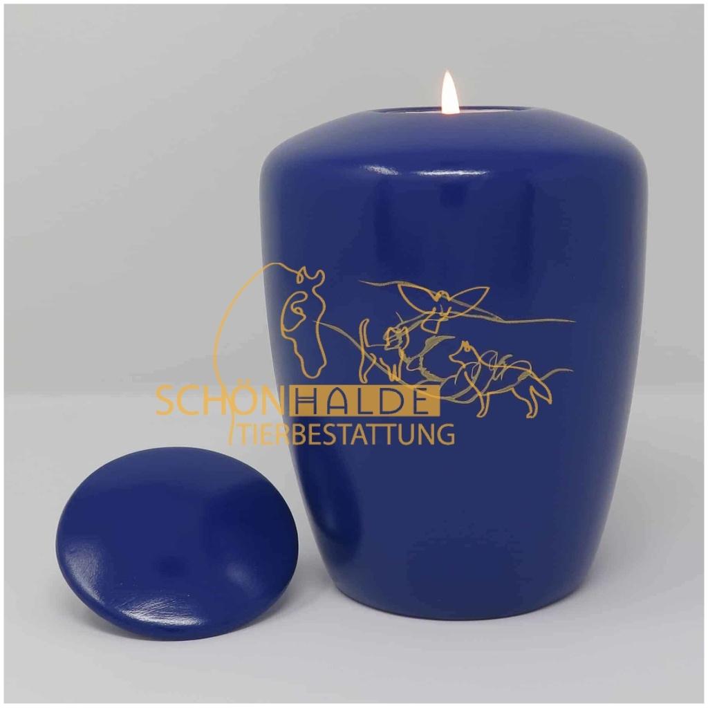 Teelichturne Freunde für immer in Blau 1