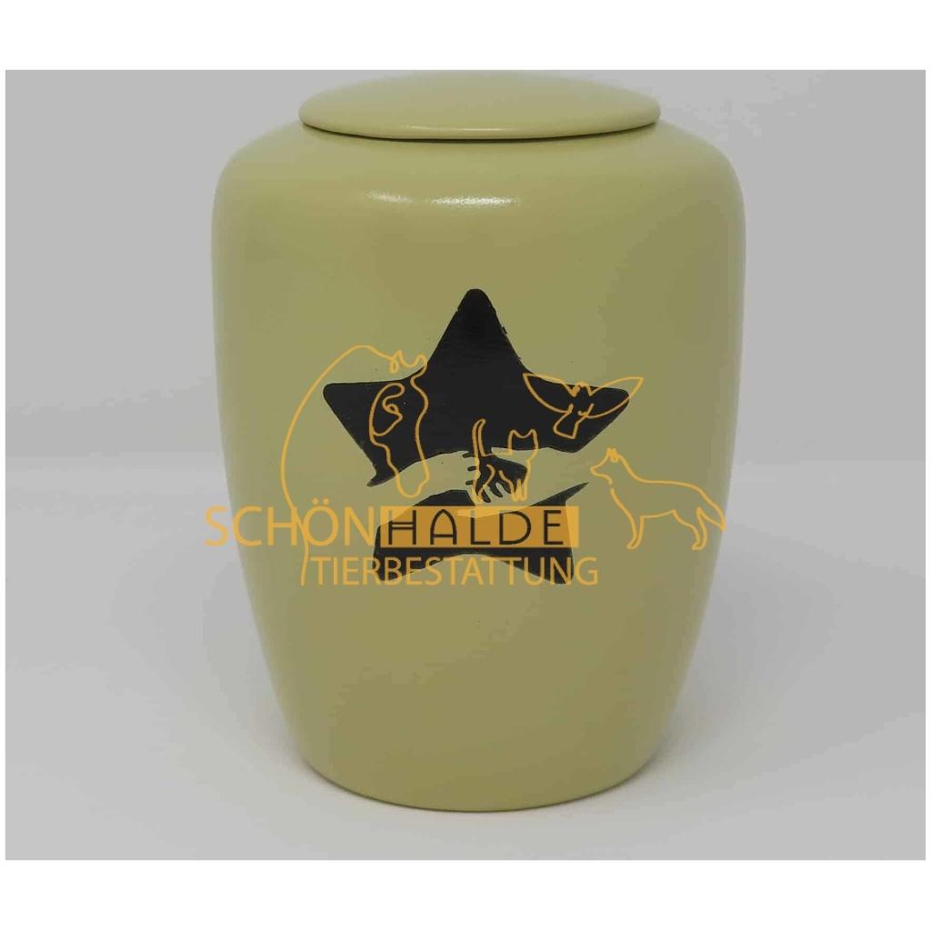 Teelichturne Freundschaft Stern in Creme 2