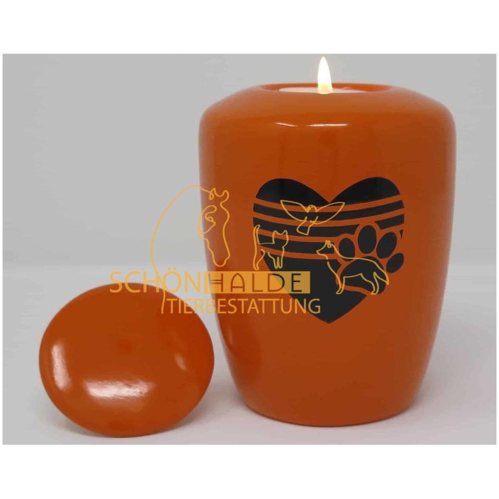 Teelichturne Verbundenheit in Orange 1