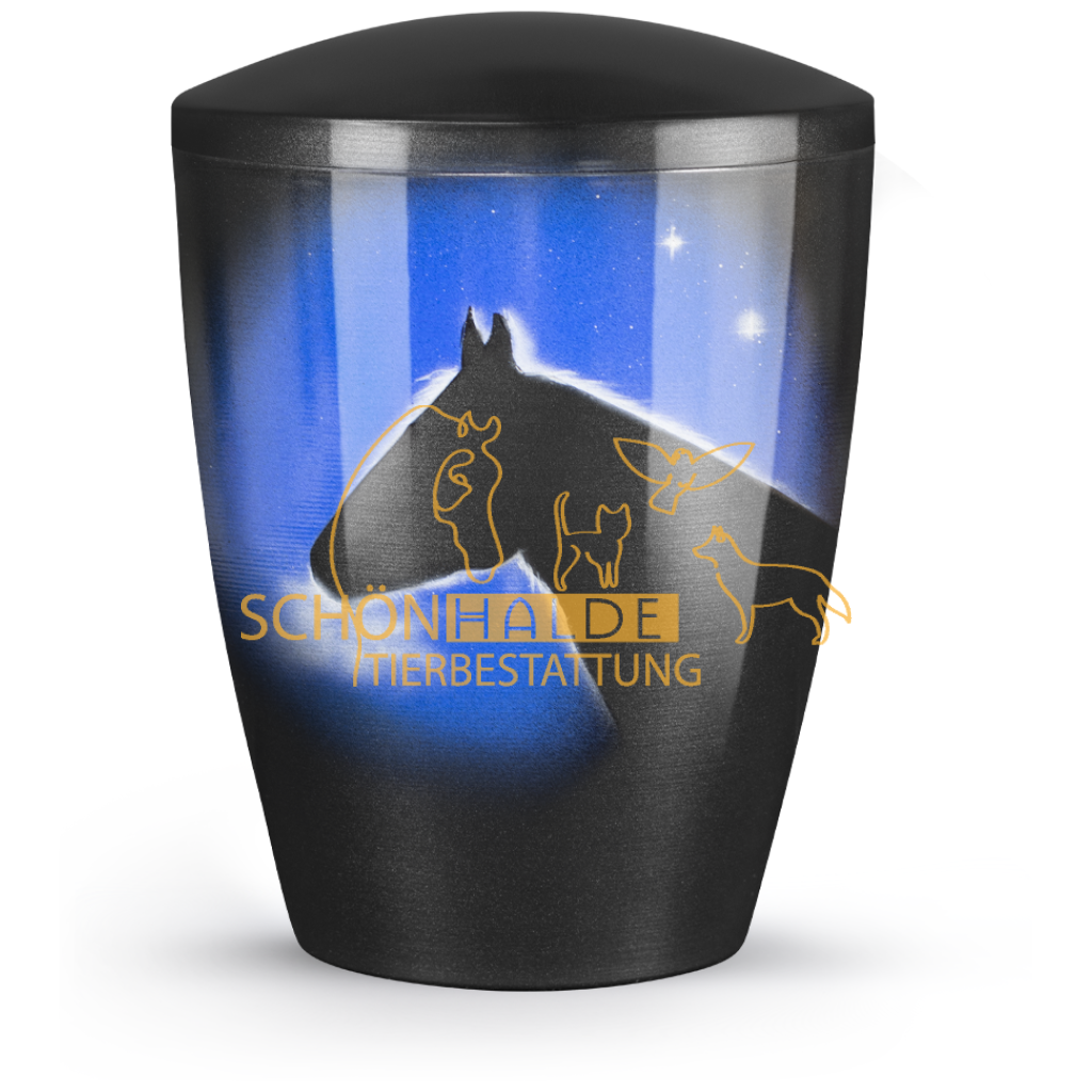 Tierurne Airbrush von Schönhalde Tierbestattungen Balingen