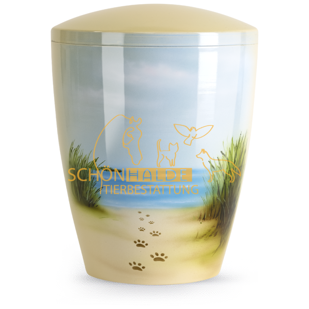 Tierurne Airbrush von Schönhalde Tierbestattungen Balingen