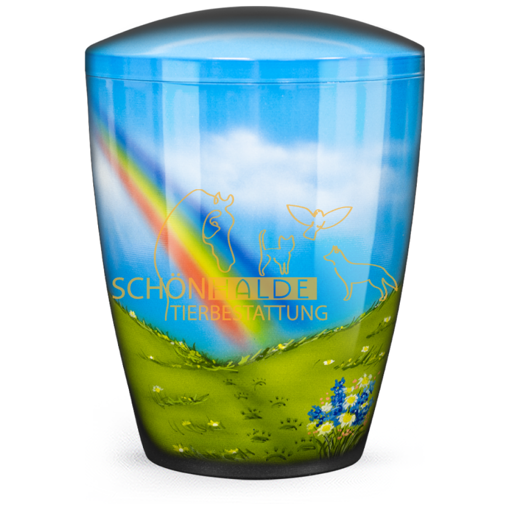 Tierurne Airbrush von Schönhalde Tierbestattungen Balingen