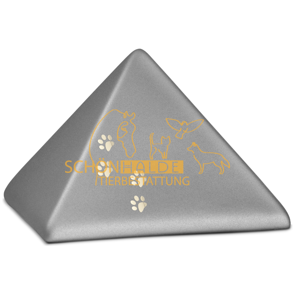 Tierurne Pyramide aus Keramik Schönhalde Tierbestattung