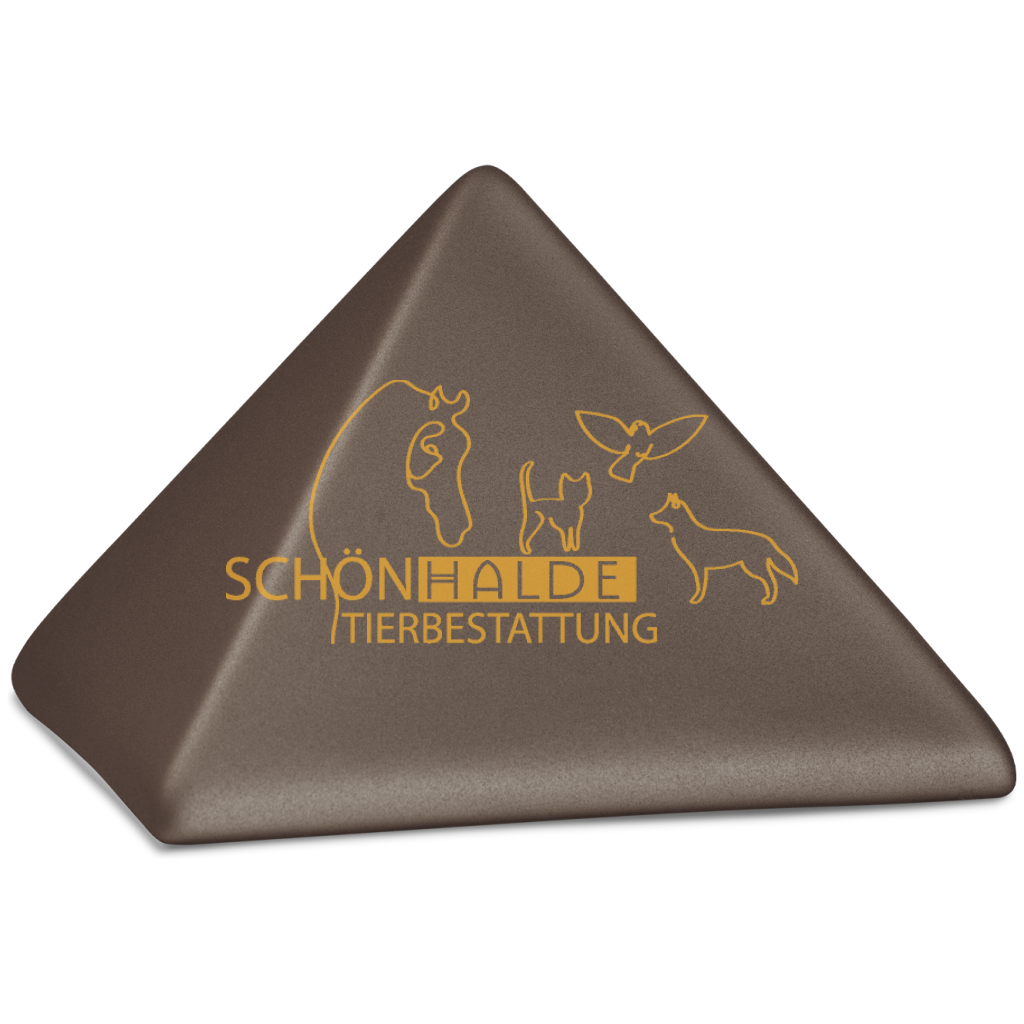 Tierurne Pyramide aus Keramik Schönhalde Tierbestattung