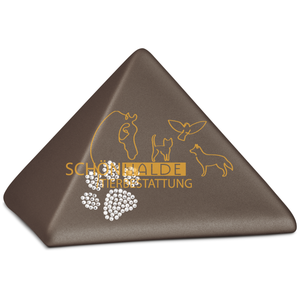 Tierurne Pyramide aus Keramik Schönhalde Tierbestattung