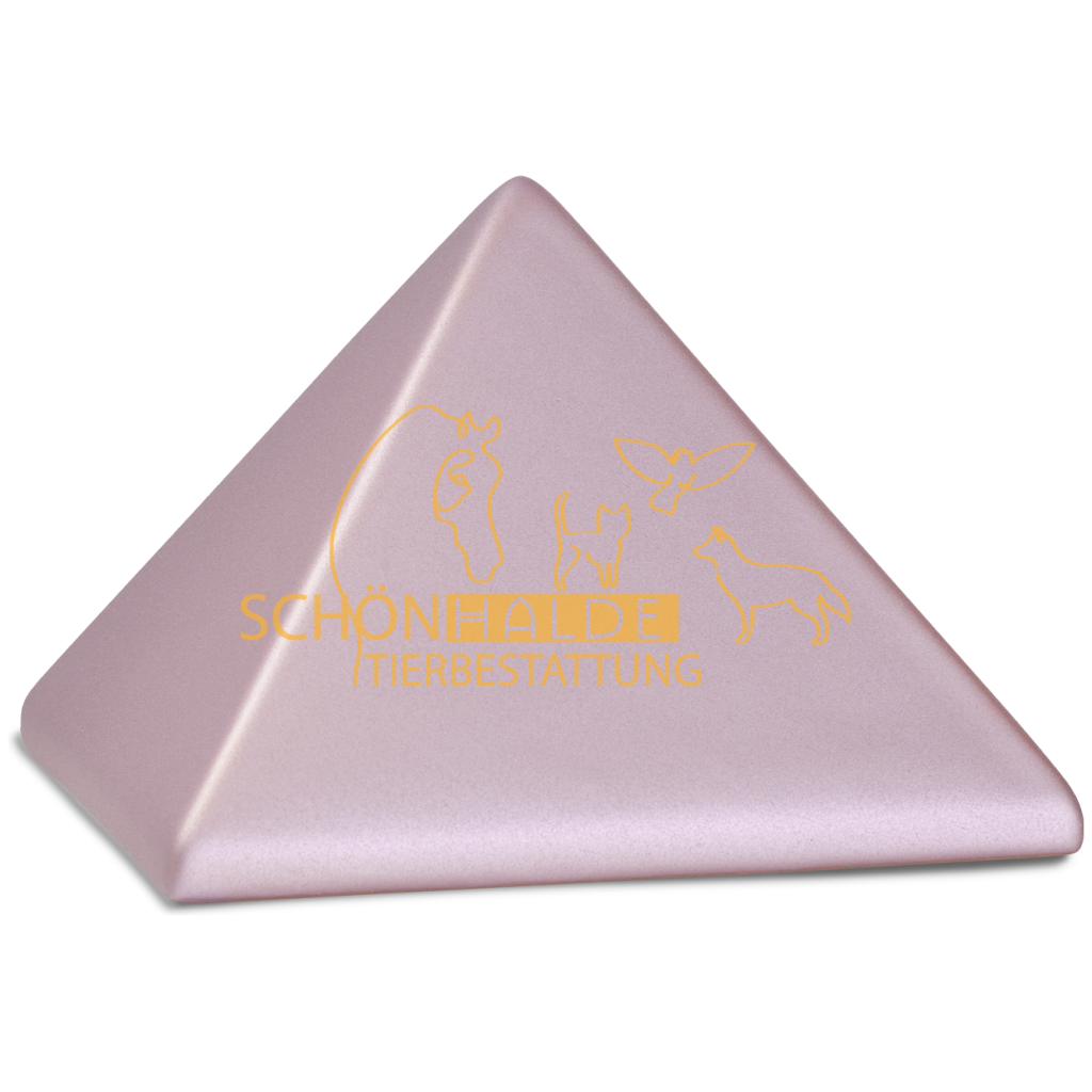 Tierurne Pyramide aus Keramik Schönhalde Tierbestattung