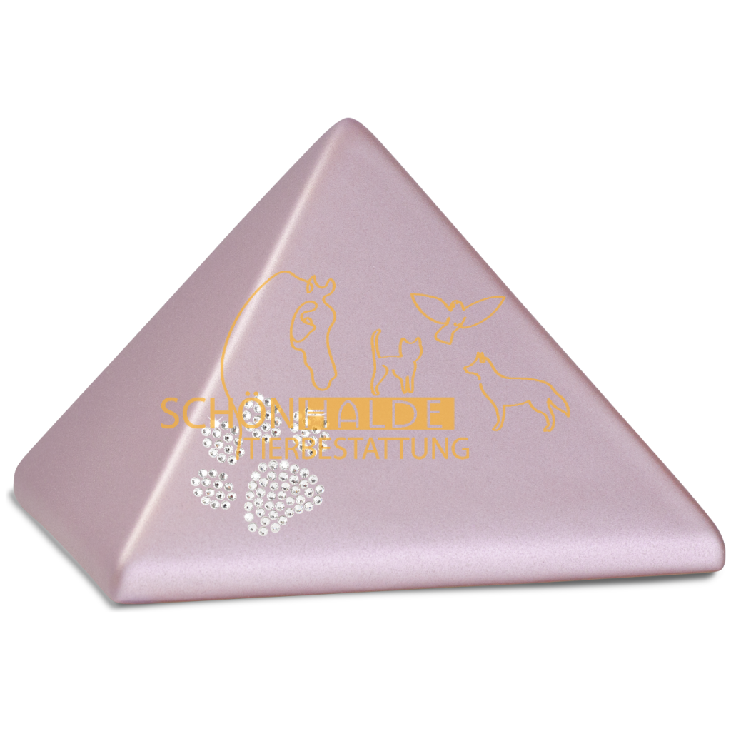 Tierurne Pyramide aus Keramik Schönhalde Tierbestattung