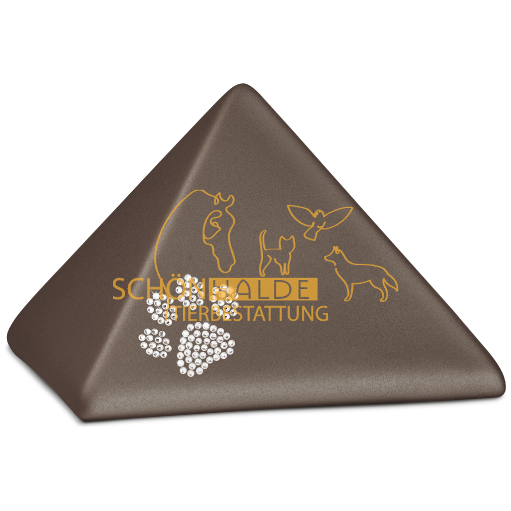Tierurne Pyramide aus Keramik Schönhalde Tierbestattung