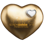 Echtholz-Herzurne-Gold-gefärbt-Silberherz