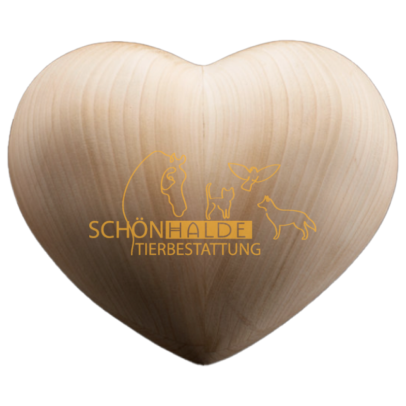 Holz Herz Unikat von Schönhalde Tierbestattungen Albstadt bei Balingen