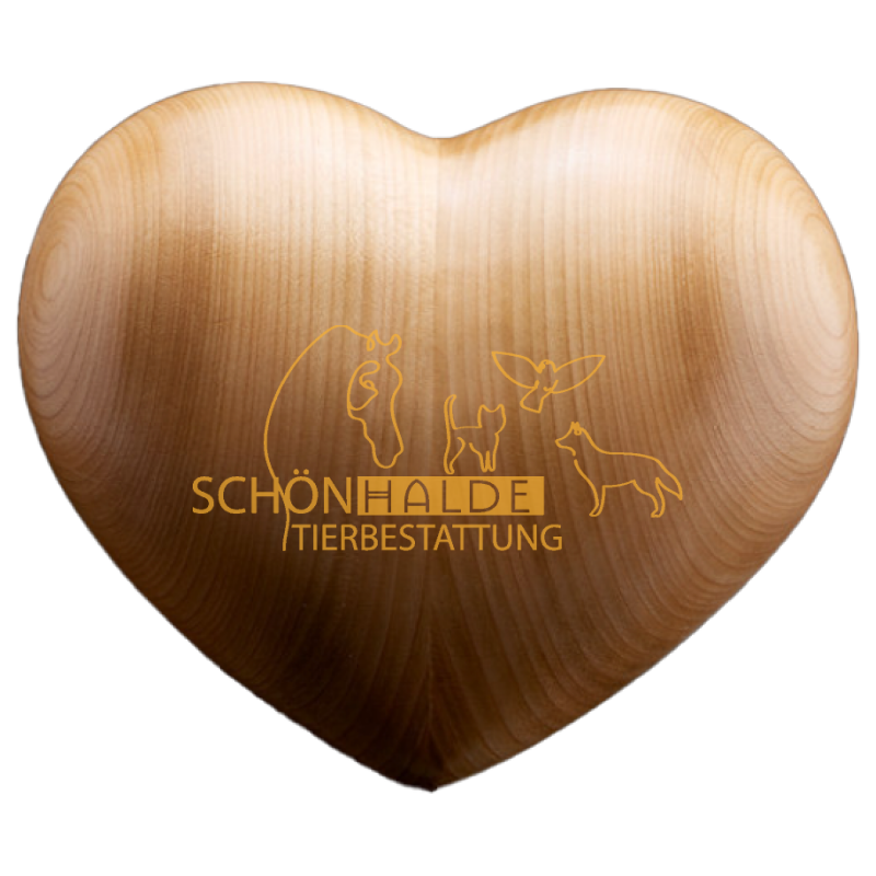Holz Herz Unikat von Schönhalde Tierbestattungen Albstadt bei Balingen