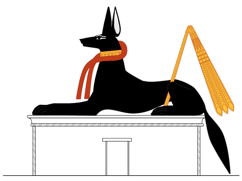 Anubis Hund Totengott