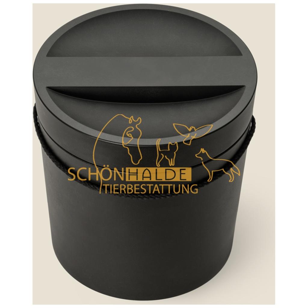 Schönhalde Tierbestattung Albstadt - Bio Urne NatUrn Tierurne 4,5L schwarz