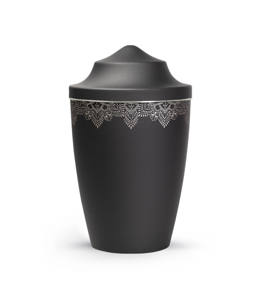 Metall-Tierurne Mandala spitz 2,8 Liter