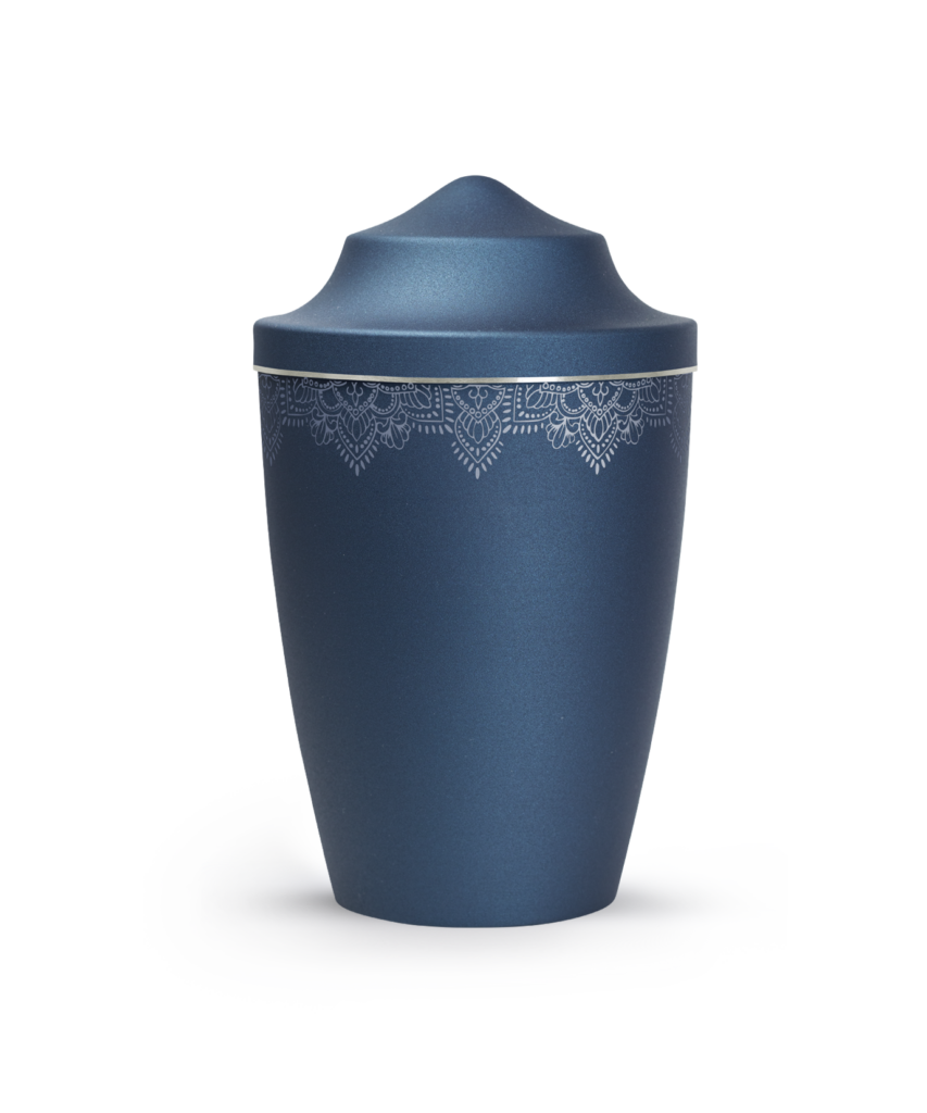 Metall-Tierurne Mandala spitz 2,8 Liter