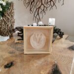 Hufabdruck Rahmen Pferd Huf-Abdruck Bilderrahmen 3D-Abdruck Gipsabdruck Pferdehuf 1
