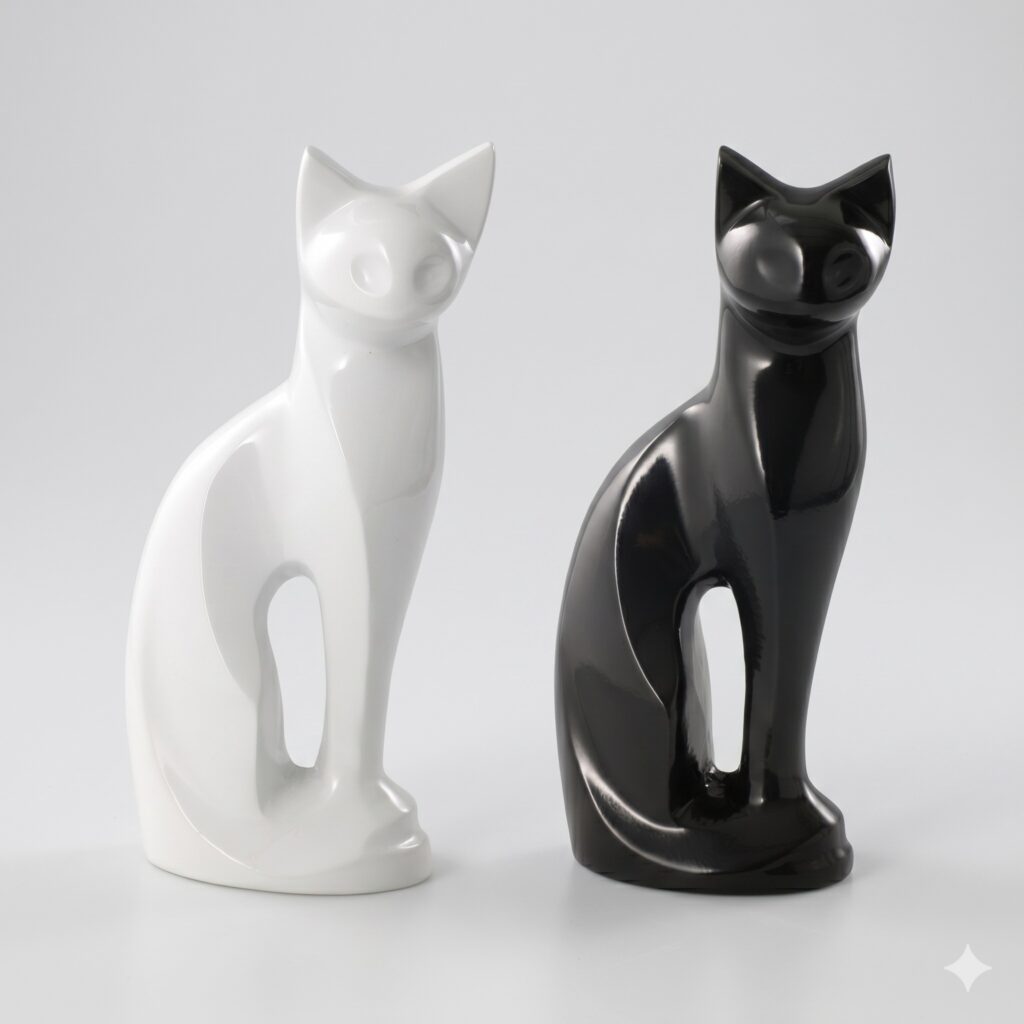 Schönhalde Tierbestattung  Albstadt Tierurne 5780-5789 Katzenskulptur