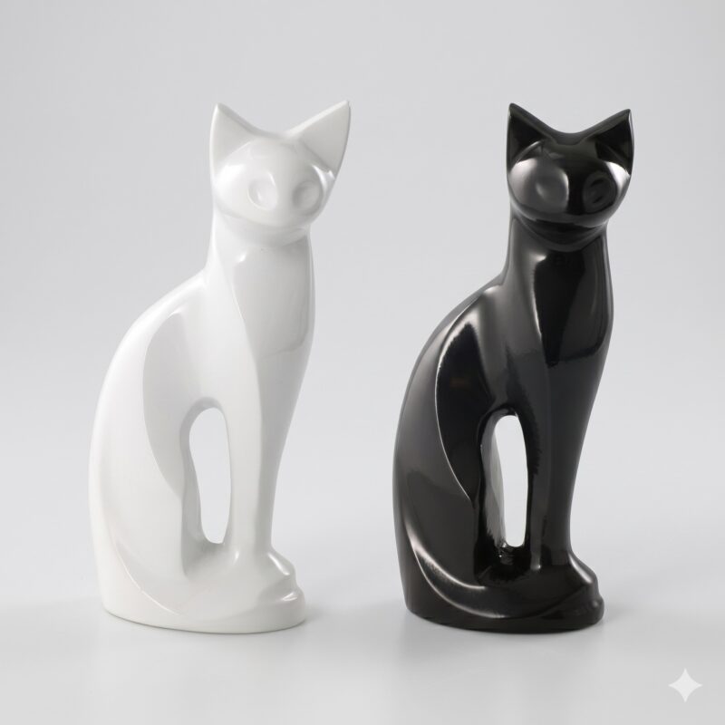 Schönhalde Tierbestattung  Albstadt Tierurne 5780-5789 Katzenskulptur